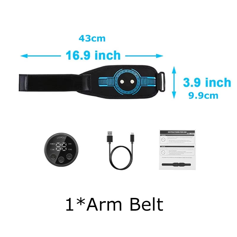 ABS Electric Muscle Stimulate Machine Abdominal Tariner Workout Equipment Portable Stomach Workout Blet for Home Office Fitness