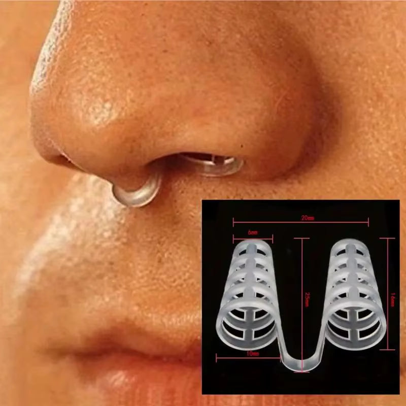 Mini Anti-Snoring Device, Snoring Sleep Anti-Snoring Nose Clip, Anti-Snoring Device, for Better Sleep