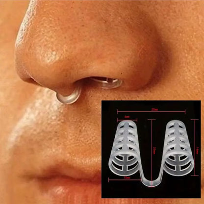 Mini Anti-Snoring Device, Snoring Sleep Anti-Snoring Nose Clip, Anti-Snoring Device, for Better Sleep