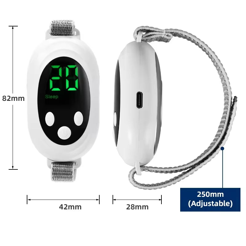 New Microcurrent Sleep Aid Device EMS Sleep Aid Machine Sleep Instrument for Insomnia Stress Anxiety Relief Palm Pulse Massager