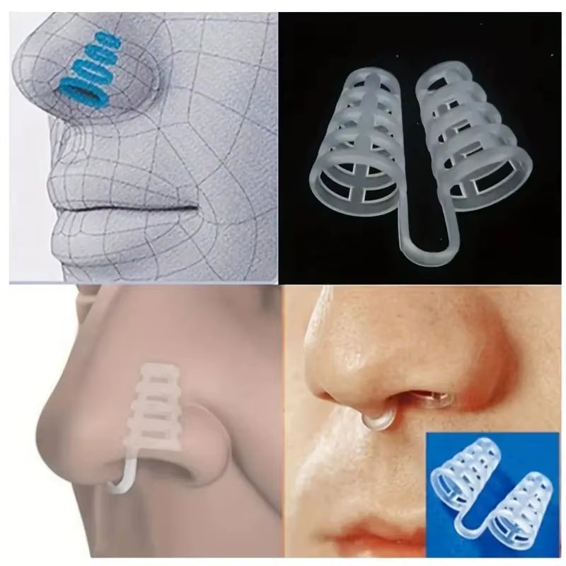 Mini Anti-Snoring Device, Snoring Sleep Anti-Snoring Nose Clip, Anti-Snoring Device, for Better Sleep