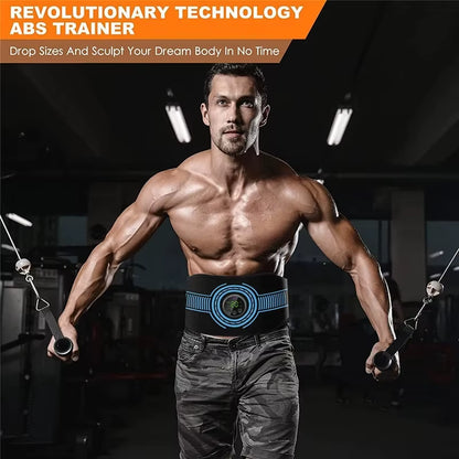 ABS Electric Muscle Stimulate Machine Abdominal Tariner Workout Equipment Portable Stomach Workout Blet for Home Office Fitness